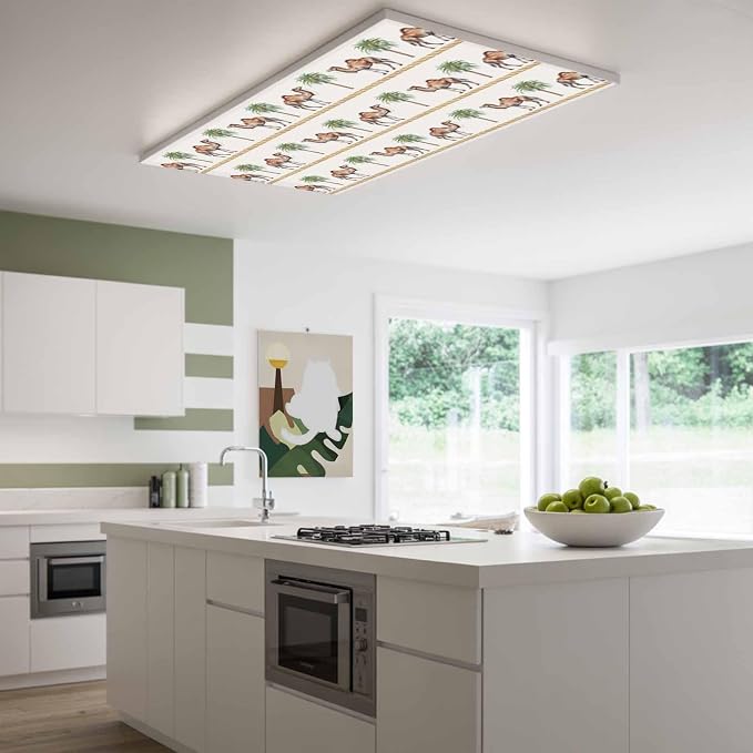 Fluorescent Light Covers for Ceiling Lights Desert Camel Magnetic Light Filters