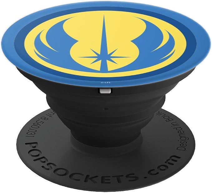 Star Wars Jedi Symbol Yellow Blue PopSockets Adhesive PopGrip