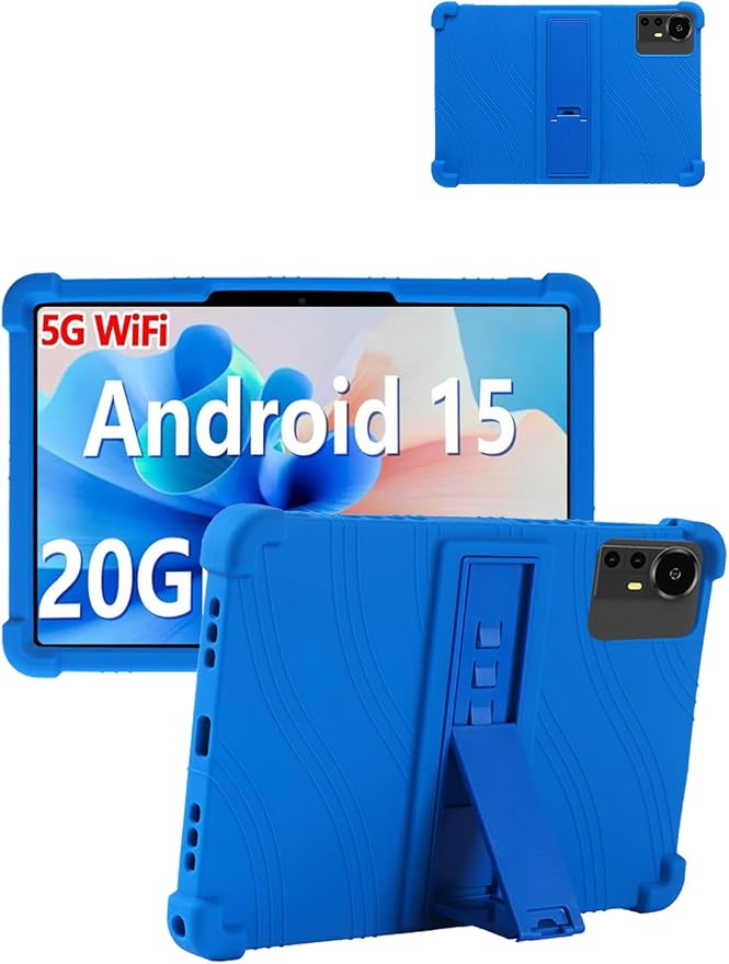 for Bnegynng CP31M 10 inch Tablet Protective case Shockproof Lightweight Silicone Protective Cover with Stand Child-Friendly Protection Easy to Clean DesignBlack