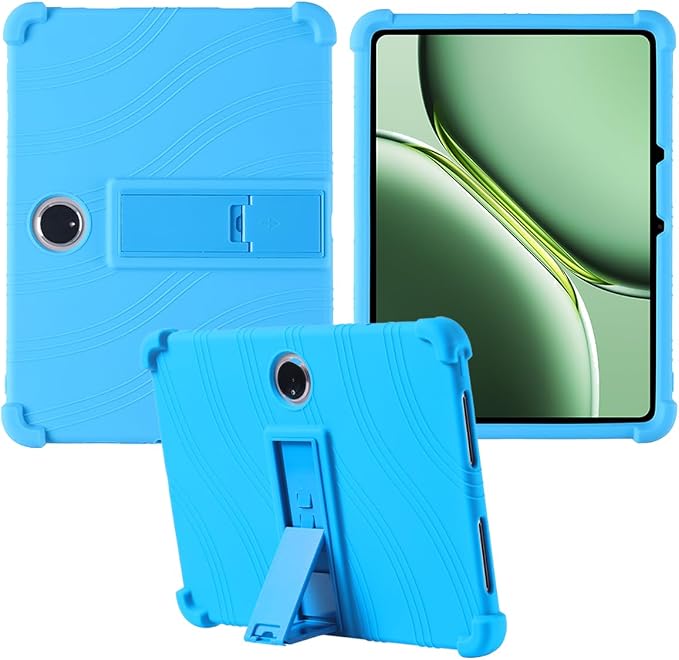 for OnePlus PAD 2 2024 Tablet CaseSoft Silicone Adjustable Stand Shockproof Kids Friendly for OnePlus PAD 2 12.1 (Black)