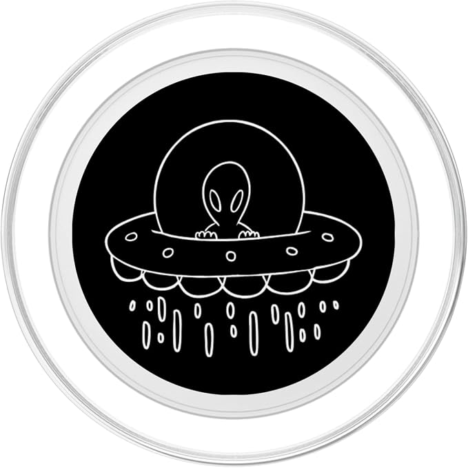 Alien UFO Drawing PopSockets Adhesive PopGrip