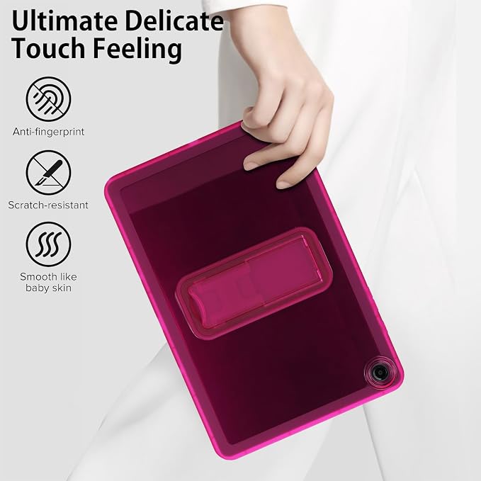 Dteck Case for Samsung Galaxy Tab A 8.0 (2015) Tablet SM-T350/355/357 Case 8 Inch PU Leather Lightweight Folio Case with Card Slots/Stand Features Cute Cartoon Protective Cover Purple Butterfly