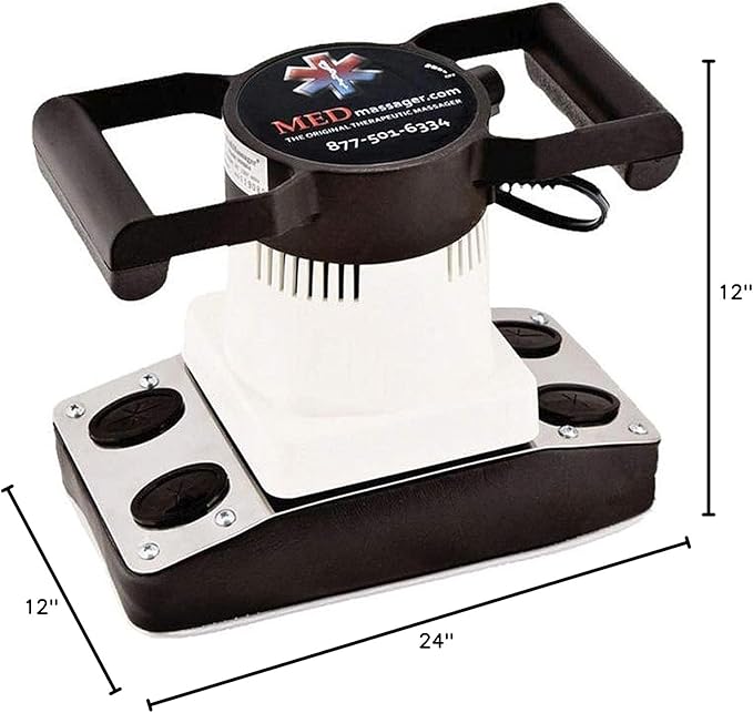 MedMassager Foot & Body Classic Combo | Deep Tissue Massage Therapy Units, at-Home Massager, Dual Speed Motors | Reduces Pain & Improves Blood Circulation | MMF08 & MMB01
