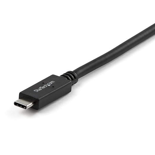StarTech 3.3ft (1m) USB-C Cable 10Gbps 60W (3A) PD 8K 60Hz / 4K 144Hz USB-IF Certified Thunderbolt Compatible | USB-C to USB-C Thunderbolt 3 Compatible Reversible Connectors Sync and Back Up