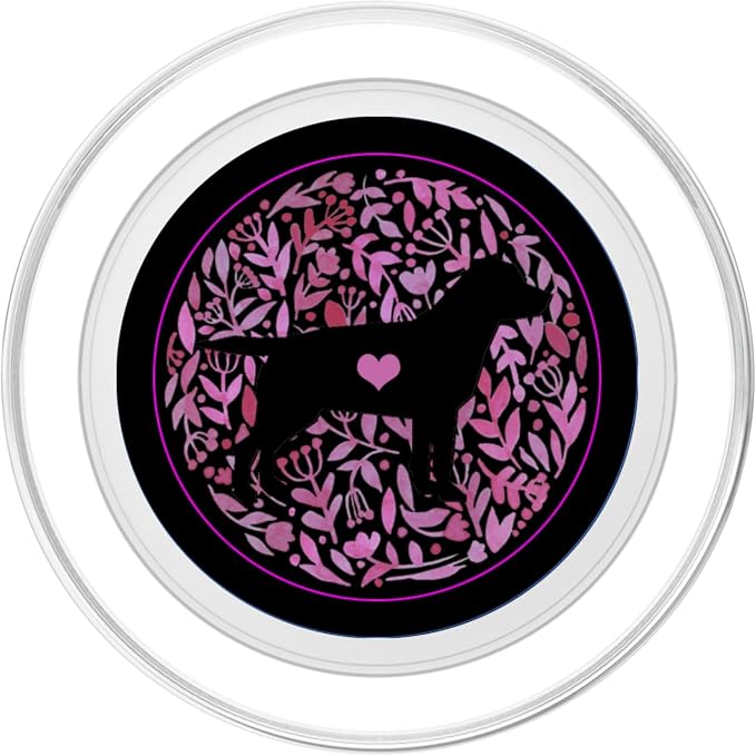 Lab Dog Gift Labrador Mom Black Chocolate Yellow Lab Pink PopSockets Adhesive PopGrip