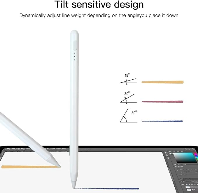 2023 New Touch Screen Stylus Pen Compatible for iPad 2021 9th gen/2020 8th gen/2019 7th gen/2018 6th gen - Black