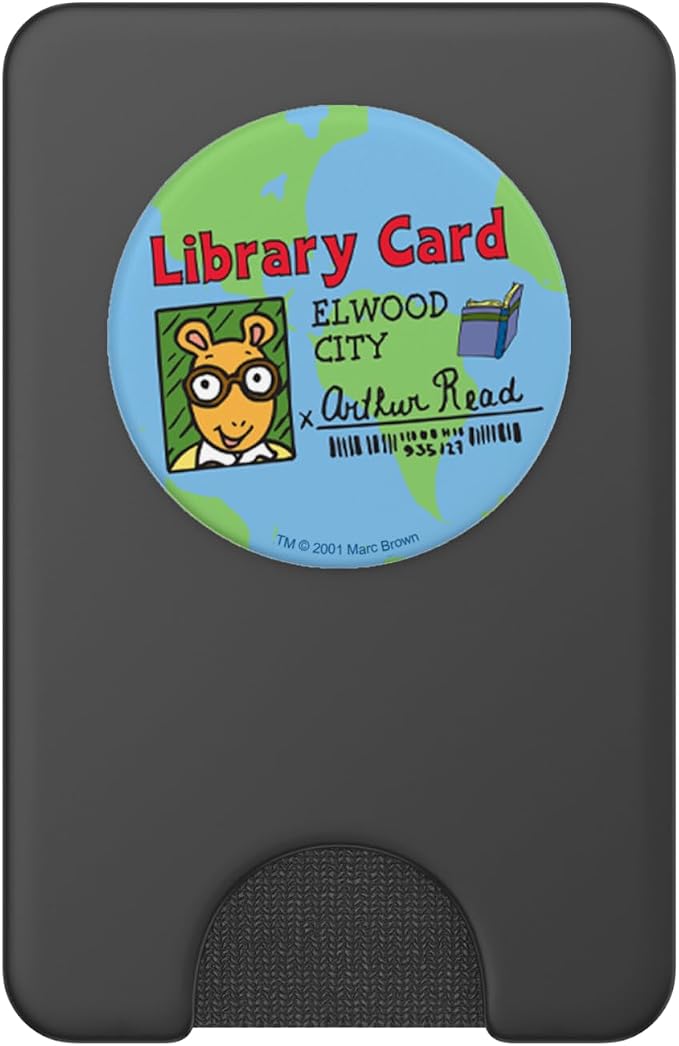 Arthur Globe Library Card PopSockets Adhesive PopGrip