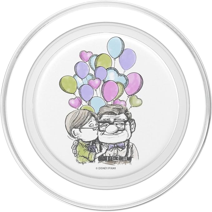 Disney Pixar Up Carl Ellie Kiss with Balloons PopSockets Adhesive PopGrip