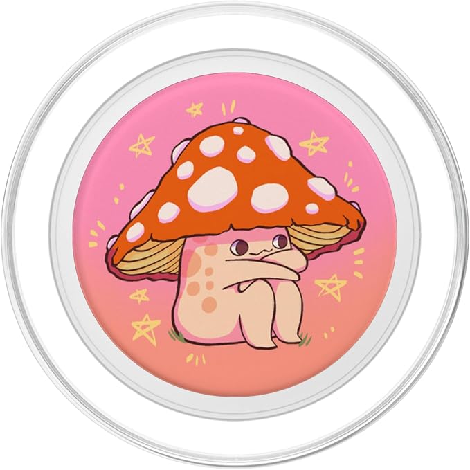 PopSockets Phone Grip– Mushroom PopSocket - Sitting Shroomie PopSockets PopGrip for MagSafe