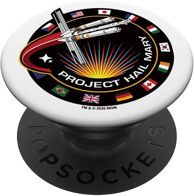 Project Hail Mary Spaceship Mission Badge Poster PopSockets PopGrip for MagSafe