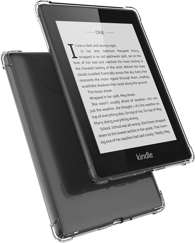 Clear Case for All-New Amazon Kindle Fire Max 11 Tablet (13th Generation 2023 Release) 11 Slim Lightweight Shell Transparent Soft TPU Back Shockproof Crystal Reinforced Corner Cover Clear