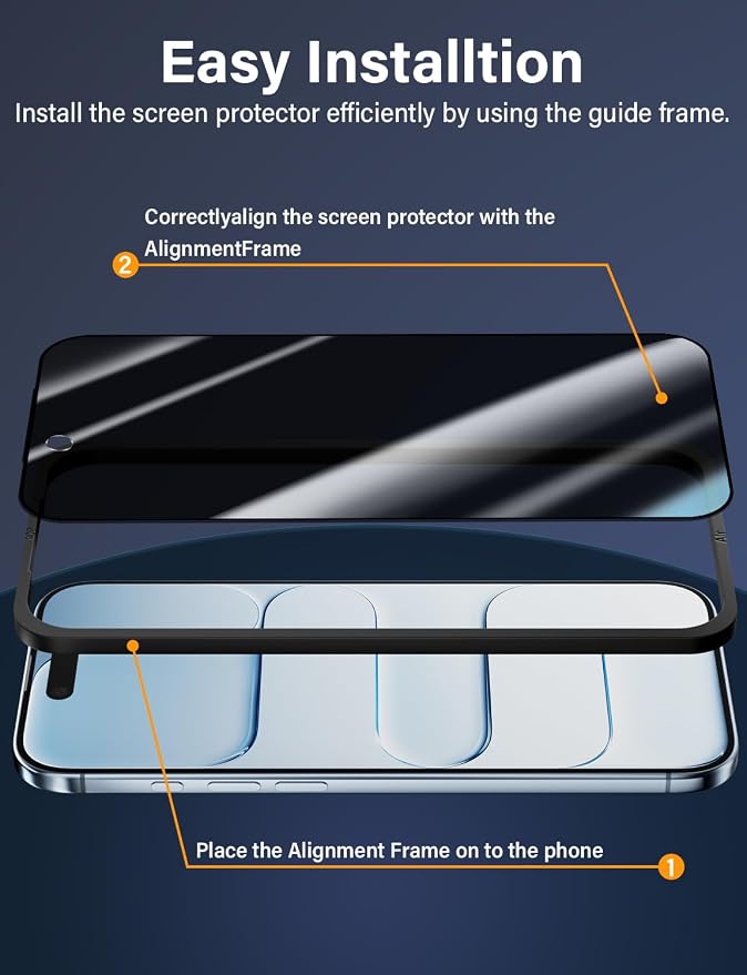 X-level 2 Pack for iPhone 17 Screen Protector with Alignment Frame Anti-Scratch Case FriendlyEasy InstallationTempered Glass Transparent HD for iPhone 17 6.3 Clear Film