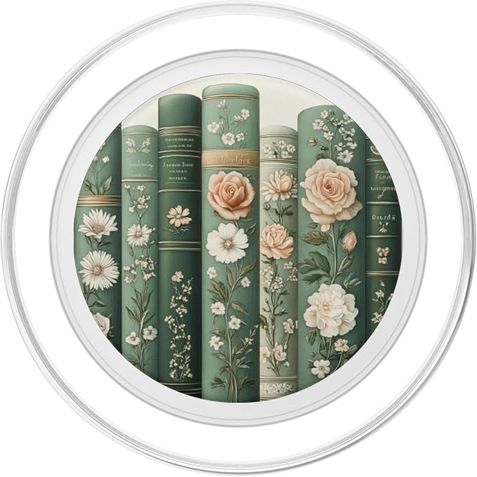 Book Reading Flower Lover Bookworm Tropical Garden PopSockets PopWallet for MagSafe