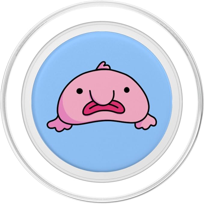 Blobby Bob Blob fish Deep Water Fish Gifts Pink Blobfish PopSockets Standard PopGrip