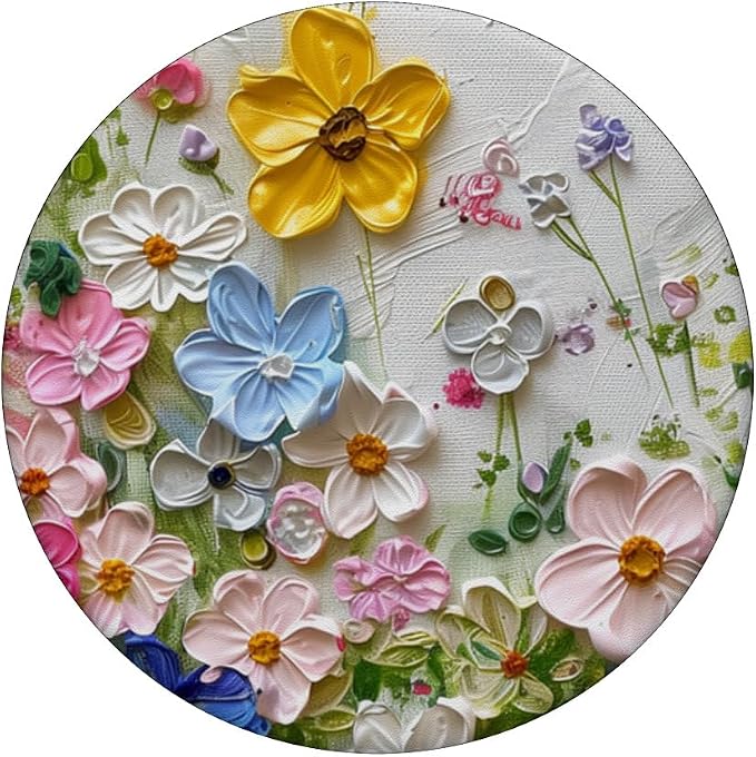 Blossom Nature Oil Painting Flowers PopSockets Adhesive PopGrip