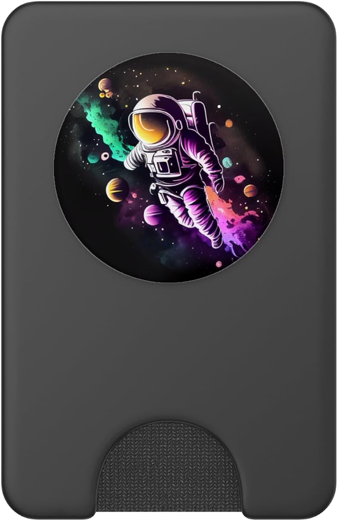 Space Astronaut and the planets PopSockets Adhesive PopGrip