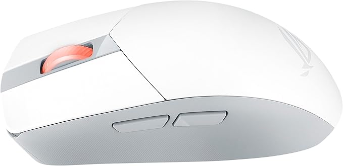 ASUS ROG Strix Impact III Wireless Gaming Mouse, 57 G Lightweight, 36K DPI Sensor, Bluetooth & 2,4GHz RF, ROG SpeedNova, Up to 618hrs Battery Life, Replaceable Switches, ROG Omni Receiver, White