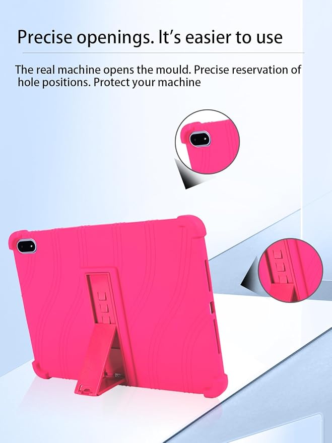 for OnePlus Pad 3 Android 15 Tablet13.2 inch Tablets CaseSoft Silicone Adjustable Stand Cover Lightweight Kids FriendlyBlack.