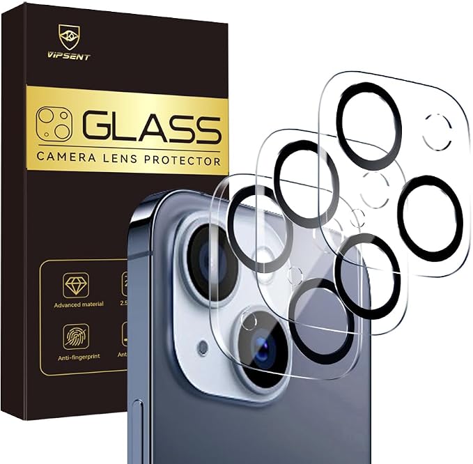 Camera Lens Protector for iPhone 13 Pro 6.1 &amp iPhone 13 Pro Max 6.79H Tempered Glass，Ultra HD Scratch Resistance Easy to Install，Case Friendly，[Does not Affect Night Shots] 3-Pack
