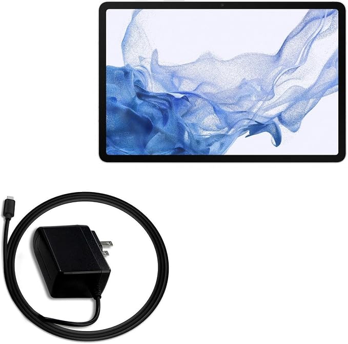 BoxWave Charger Compatible with Samsung Galaxy Tab S8+ - Wall Charger Direct (45W) PD 45W Wall Plug Adapter Laptop Smartphone Tablet