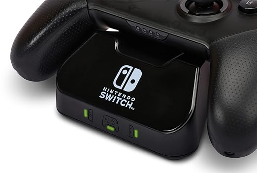 PowerA Controller Charging Base for Nintendo Switch, Black, Wireless Controller charging, Charge, rechargeable battery, Nintendo Switch, Joy-Con Charging, PowerA Wireless Charging