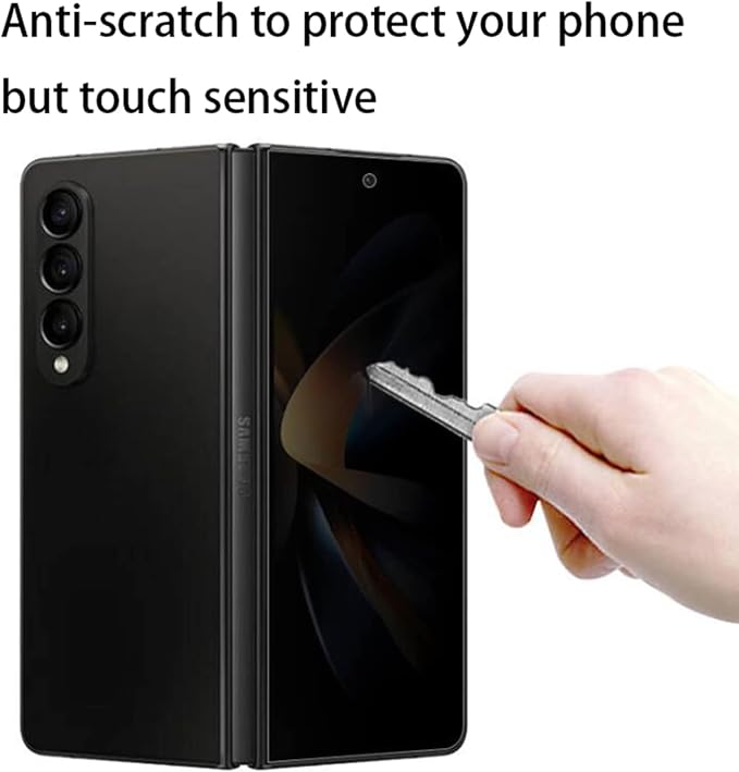 Anti-Spy Anti-Glare Screen Protector Suit for Samsung Galaxy Z Fold 4 5G 2022 Privacy Outer Inner Matte Soft Anti-Scratch Film Anti-Peeping
