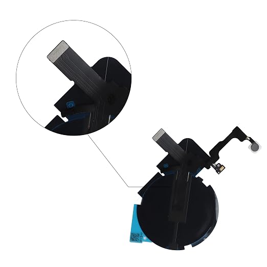 New Flashlight Flex Cable NFC Wireless Charging Coil Chip Replacement for iPhone 15 Promax