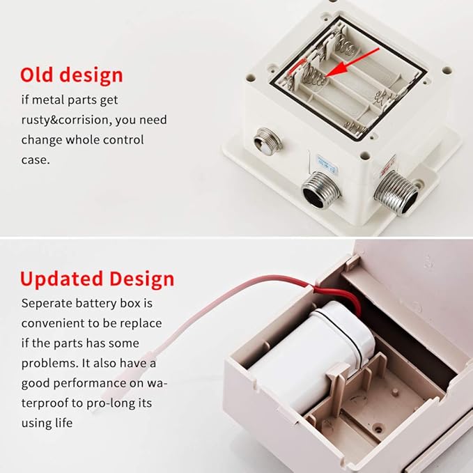 HALO Automatic Commercial Sensor Grifo Touchless Bathroom Faucet with Hole Cover Deck Plate Motion Activated Hands Free Vessel Sink Robinet Brushed Nickel