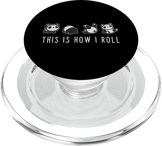 Cute Panda - This is How I Roll PopSockets Adhesive PopGrip