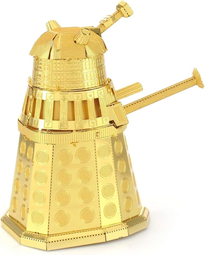 Fascinations Metal Earth Doctor Who Gold Dalek 3D Metal Model Kit