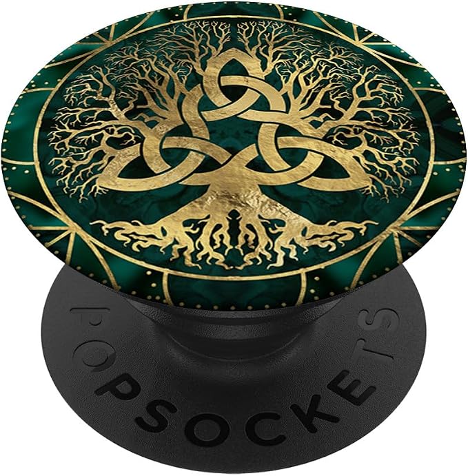 Tree of life with Triquetra PopSockets Adhesive PopGrip