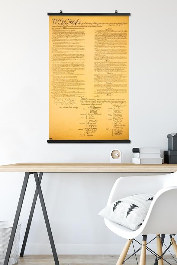 Trends International The Constitution Wall Poster, 22.375" x 34", Premium Poster & Clip Bundle