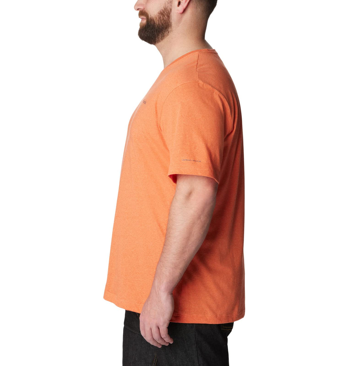 Columbia Men's Thistletown Hills Short Sleeve, Desert Orange Double Dye, 3X Tall