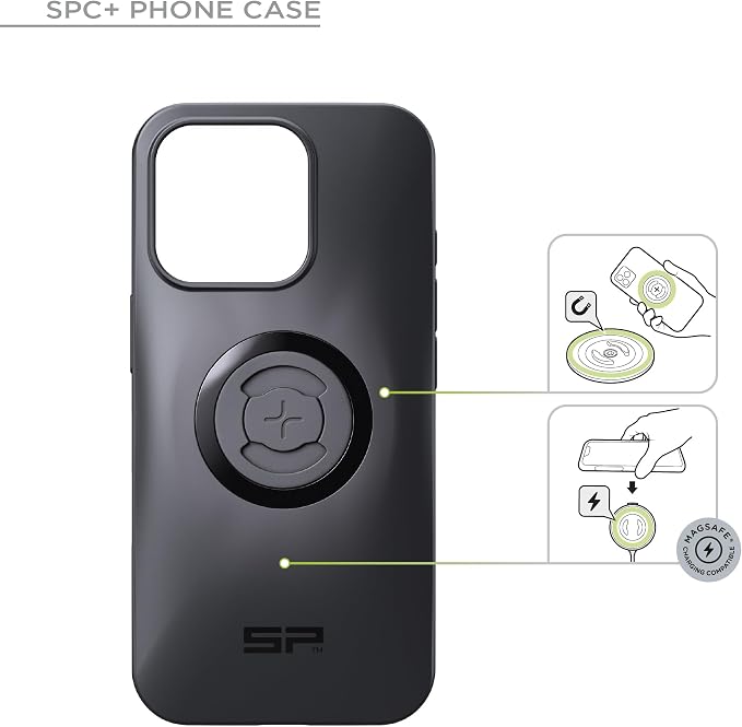 SP CONNECT Moto Bundle II with Anti Vibrations Module| SPC+ | Compatible with for Samsung S20| Motorcycle Phone Mount |Phone Mount for Motorcycle Handlebars | Cell Phone Holder