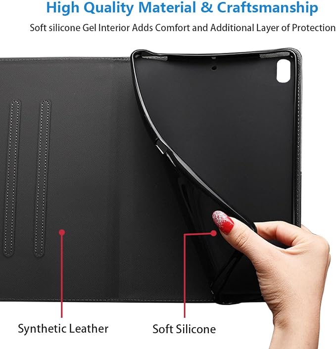 Case for Samsung Galaxy Tab S10 Lite 10.9/ S10 FE 10.9/ S9 FE 10.9/ S9 11 - Slim PU Leather Folio Smart Cover with Auto Wake/Sleep Bible Verse Philippians 4-13