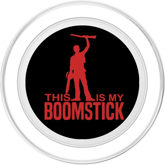 This Is My Boomstick Shotgun Chainsaw Dead Evil PopSockets Adhesive PopGrip