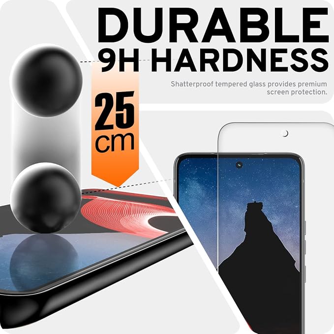 ITSKINS SPECTRUM // GLASS Screen Protector for Motorola ThinkPhone Tempered Glass Screen Protector Easy Installation &amp Set Up Scratch Resistant and Bubble Free - Transparent
