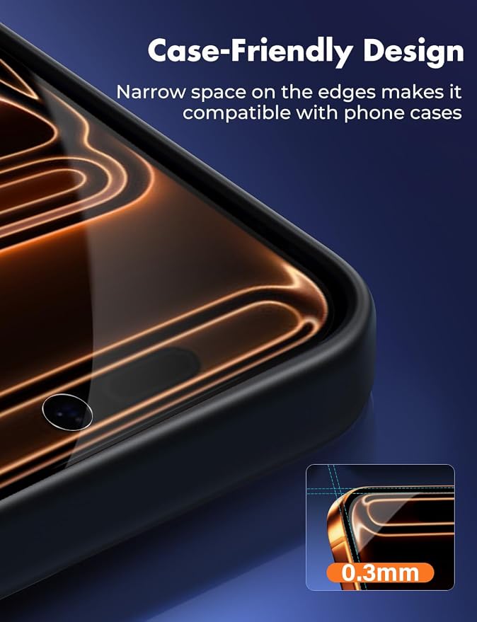 X-level 2 Pack for iPhone 17 Screen Protector with Alignment Frame Anti-Scratch Case FriendlyEasy InstallationTempered Glass Transparent HD for iPhone 17 6.3 Clear Film