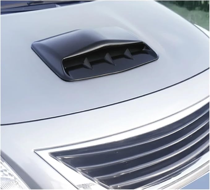 Universal Car Hood Scoop Air Flow Intake Decorative Turbo Bonnet Vent Cover