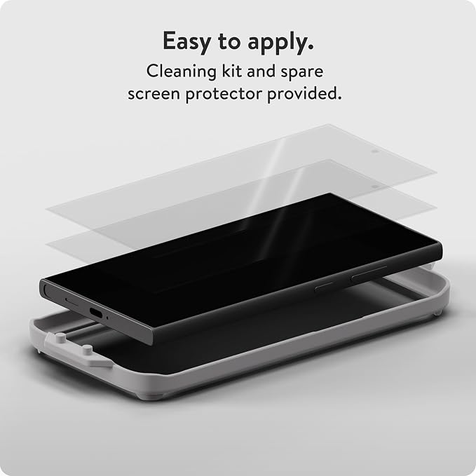 Mous - Resistant Tempered Glass Screen Protector for Samsung Galaxy S24 Ultra - 2 Pack | Mous - Resistant Tempered Glass Screen Protector for Samsung Galaxy S24 Ultra - 2 Pack
