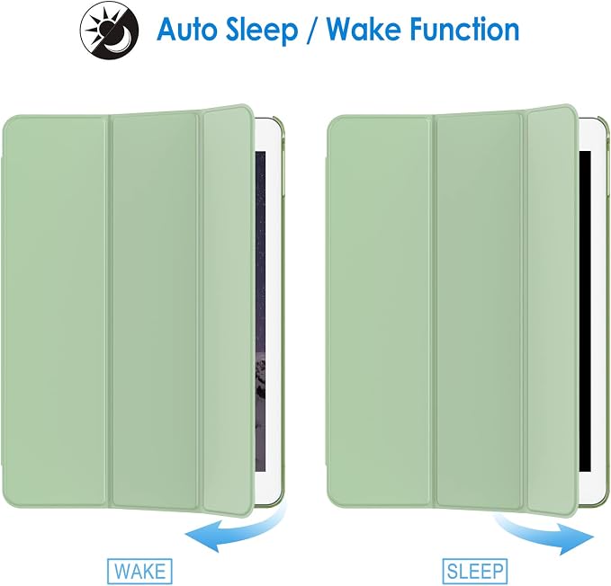 JETech Case for iPad Air 2 (2nd Generation) Smart Cover Auto Wake/Sleep (Blue)