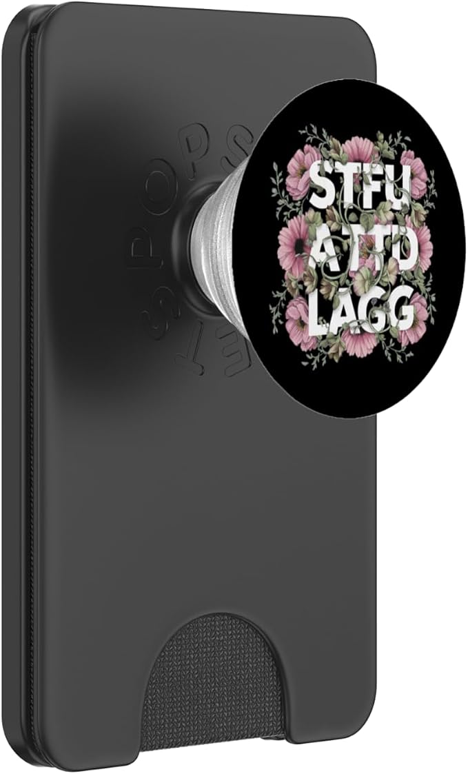 Dark Romance Romantasy Book Lover Shadow Daddy STFUATTDLAGG PopSockets PopGrip for MagSafe