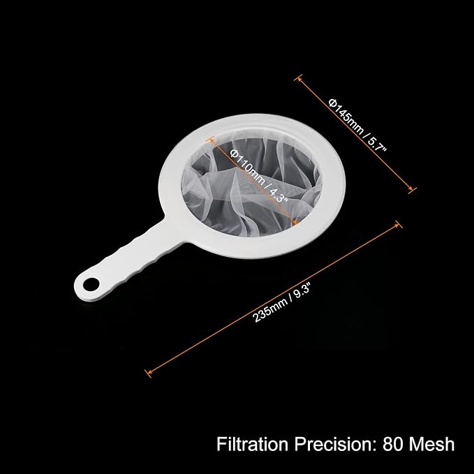 PATIKIL 9"x6" Food Filter Strainer, 80 Mesh Kitchen Mesh Filters Strainers Fine