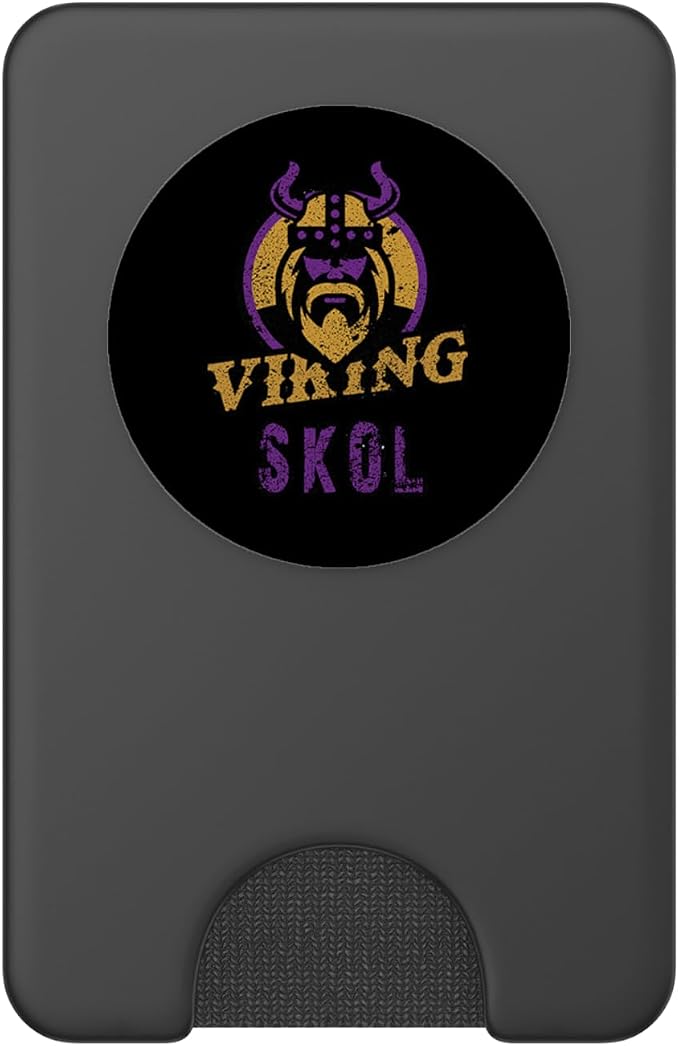 Skol Vikings Scandinavian Warrior Nordic Viking North King PopSockets Adhesive PopGrip