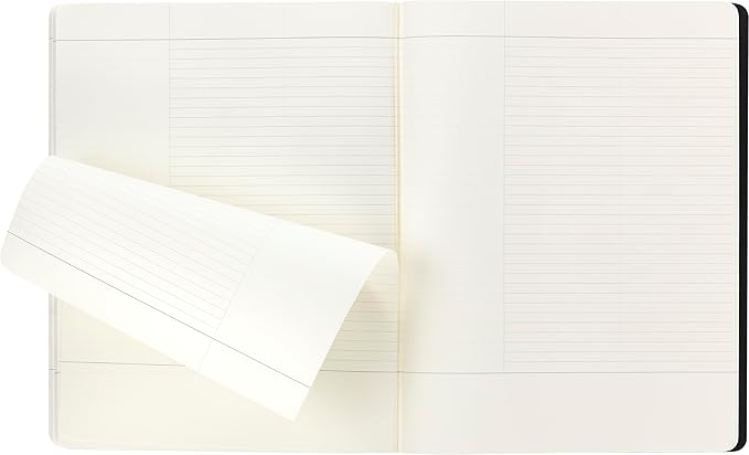 Moleskine Cahier Journal, Soft Cover, Large (5" x 8.25") Ruled/Lined, Black, 80 Pages (Set of 3)