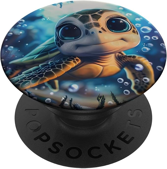 Baby Sea Turtle PopSockets PopGrip for MagSafe