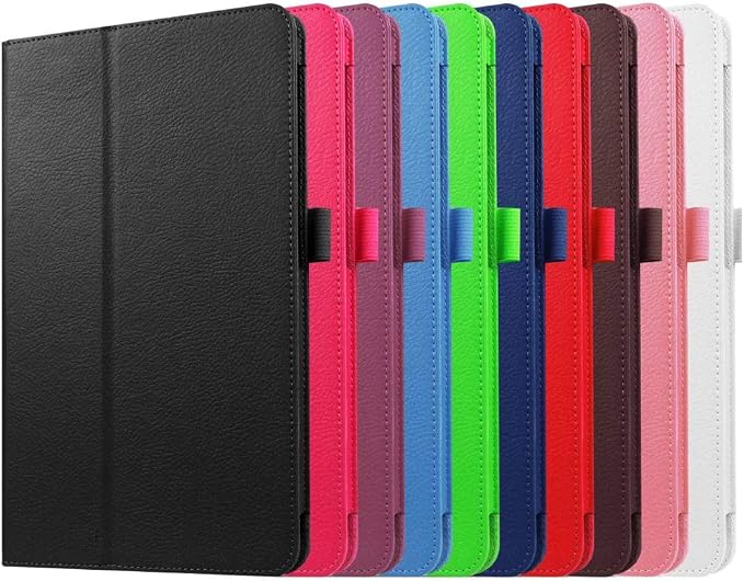 Tablet Cover for Amazon Kindle Fire 7 5th Generation(Model:SV98LN2015 Release)Ultra Slim Folio Stand Lightweight Leather Case for Kindle Fire HD7 5th Gen 7 (Li-Brown)
