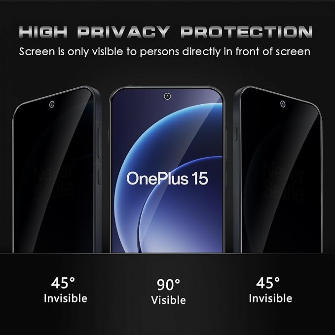 4 Pack Nothing Phone (3a) Pro 5G Privacy Screen Protector 2 Pack Privacy Tempered Glass Film and 2 Pack Camera Lens Protector Anti-Spy Protection for Nothing Phone (3a) Pro 5G Screen Protector