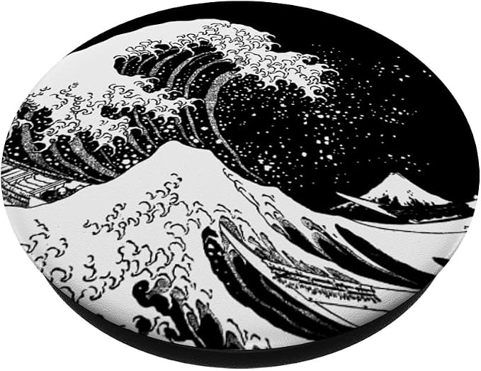 The Great Wave from Kanagawa Hokusai Japanese Art PopSockets Adhesive PopGrip