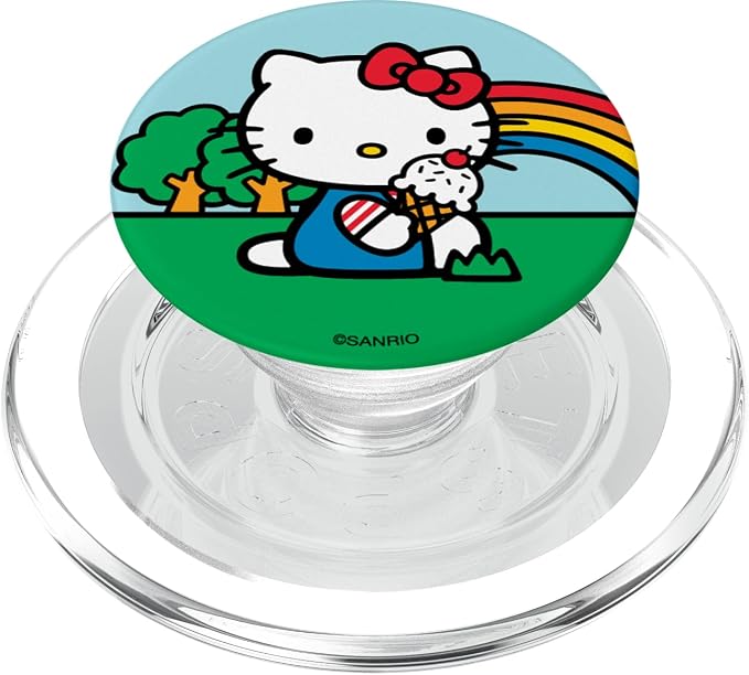 Hello Kitty Ice Cream Summer Rainbow PopSockets Adhesive PopGrip
